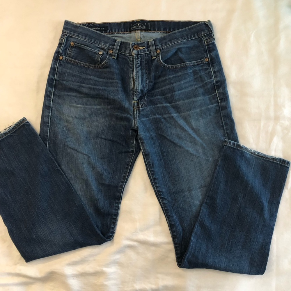 Lucky dark denim jeans - size 33/30
